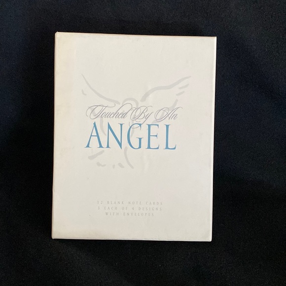 NEVER USED Touched by an Angel 12 Note Cards w/ Envelopes - Picture 1 of 5